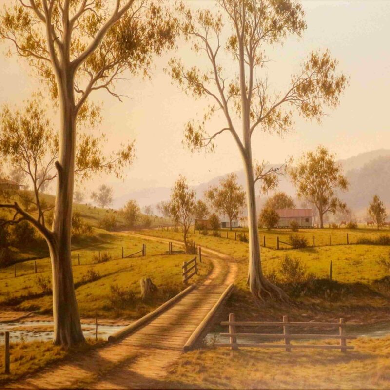 Joseph Frost (1954-) 'Morning Haze – Yarramalong Valley'