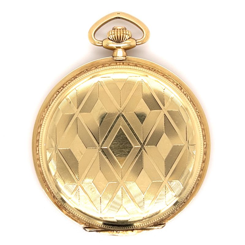 Art Deco 14ct Gold Full Hunter Pocket Watch, c.1900