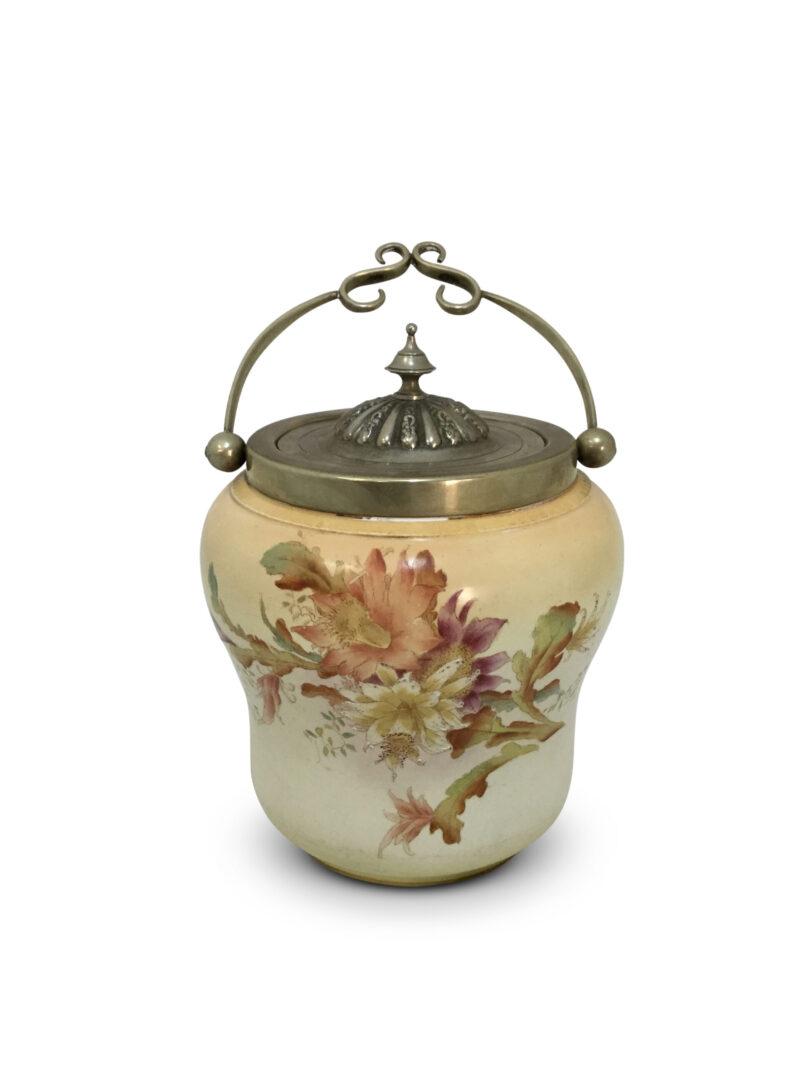 19th Century Carlton Ware Biscuit Barrel, c.1890
