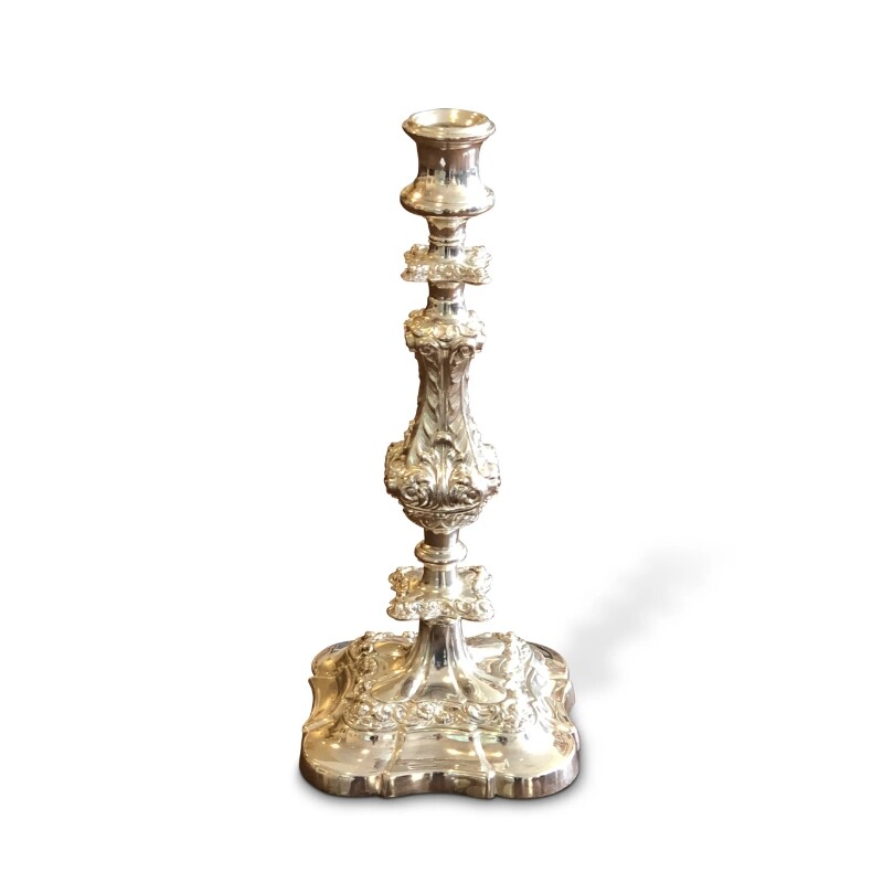 Silver-Plated Lamp Base, c. 1880