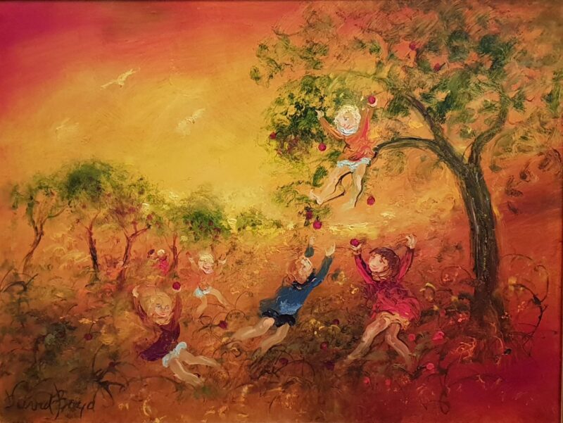 David Boyd (1923-1988) 'The Orchard at Sunset'