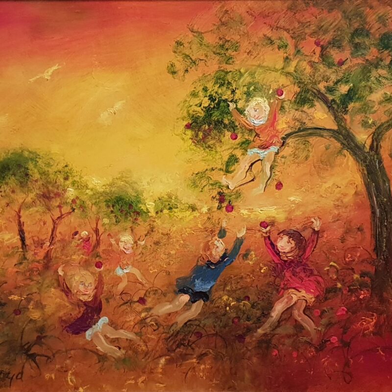 David Boyd (1923-1988) 'The Orchard at Sunset'