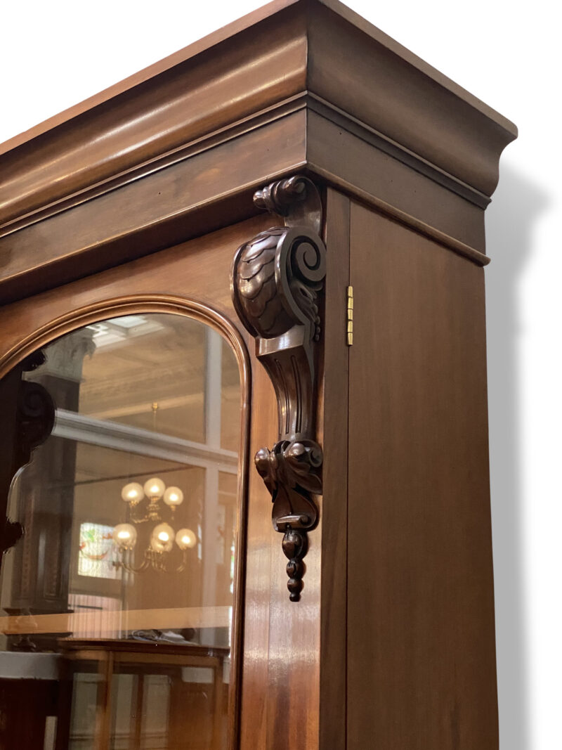 English 19th-Century Four-Door Breakfront Bookcase, c.1860