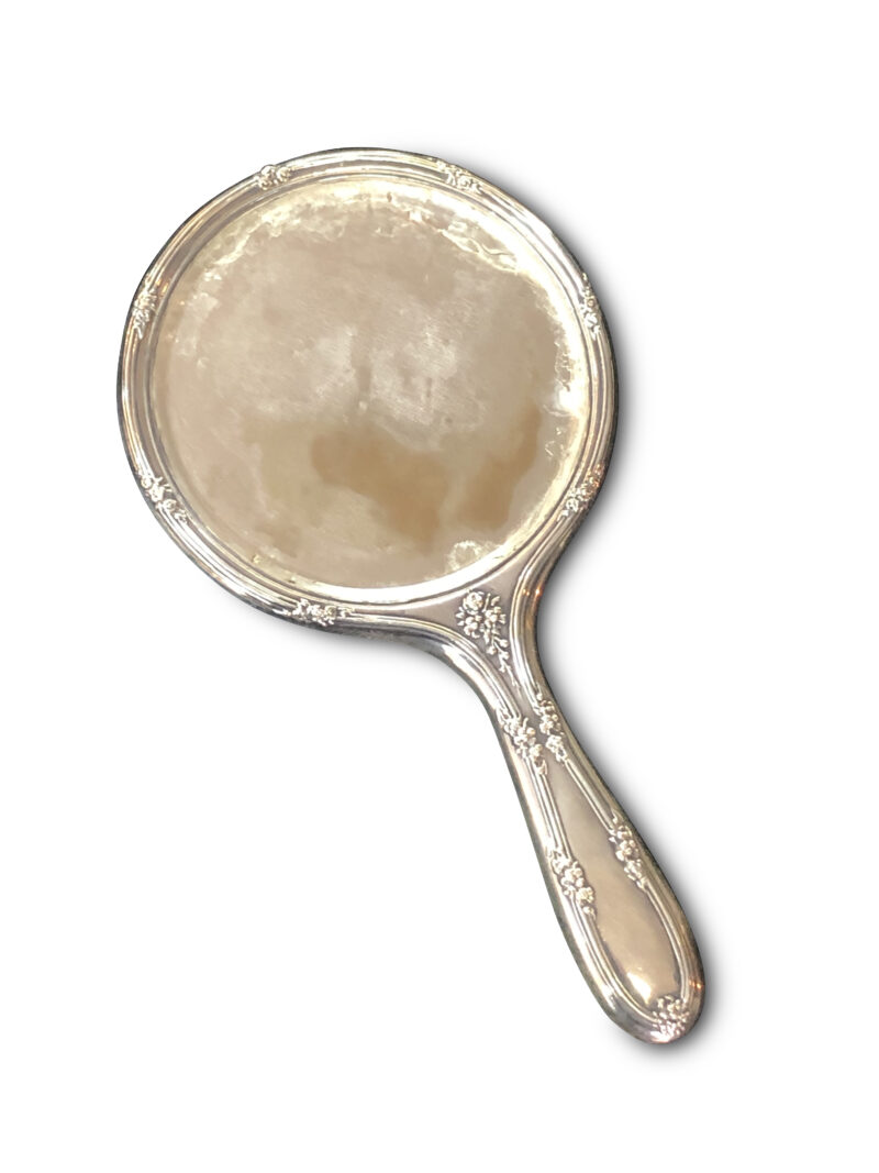 Walker & Hall Sterling Silver Hand Mirror, c. 1910