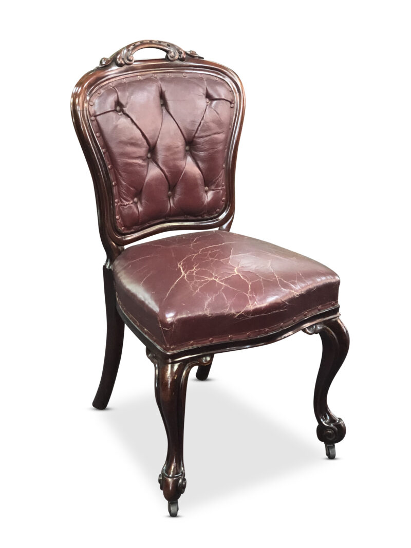 Set of 4 Fine Quality Victorian Mahogany Dining Chairs, c.1860