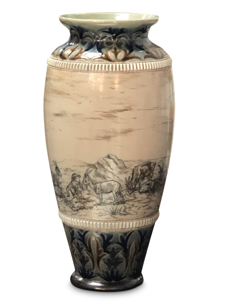 7648 Royal Doulton Hannah Barlow Saltglaze Vase4 scaled