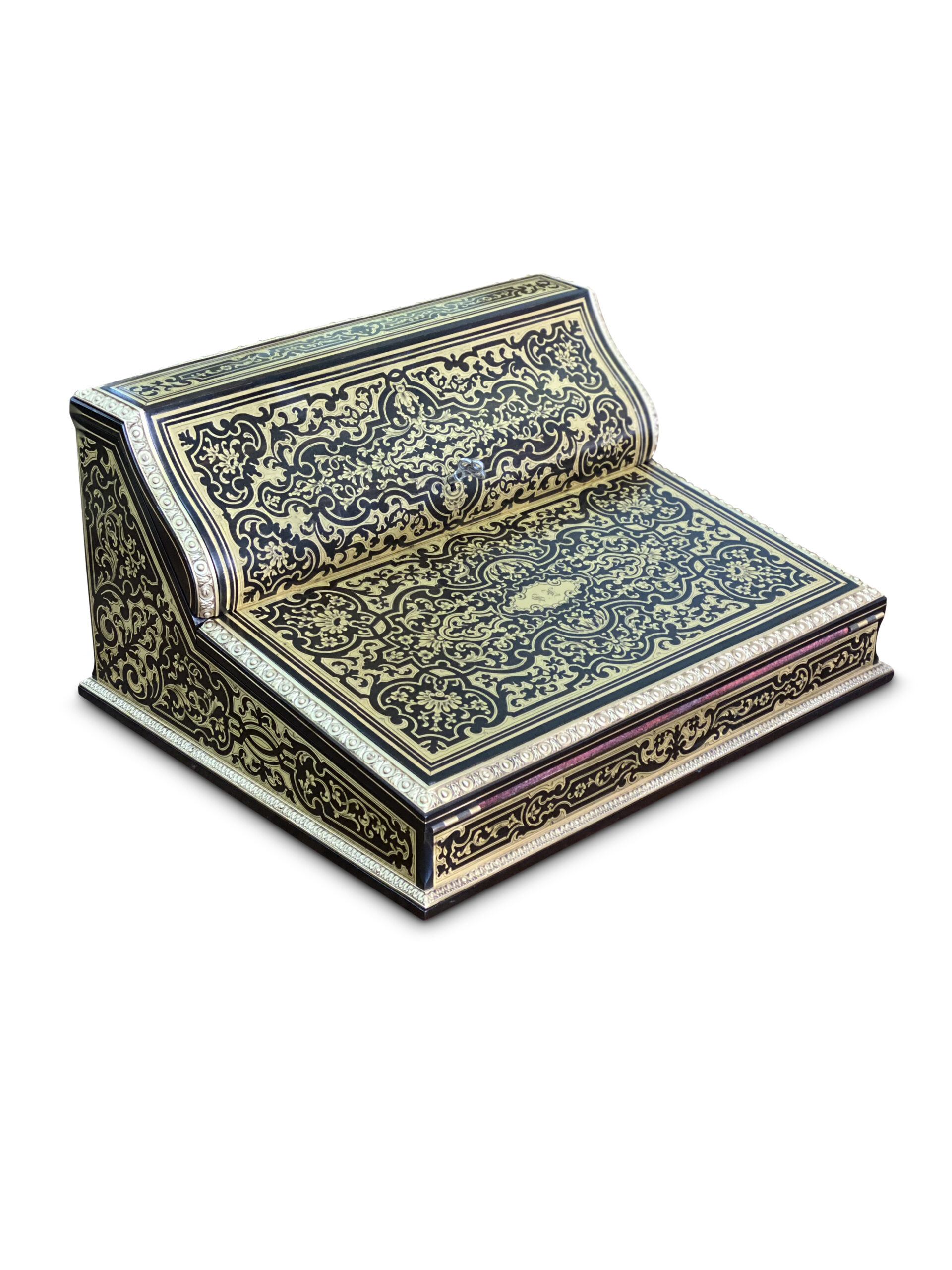 7733 19th century French Boulle work writing slope Tahan box5 scaled 1