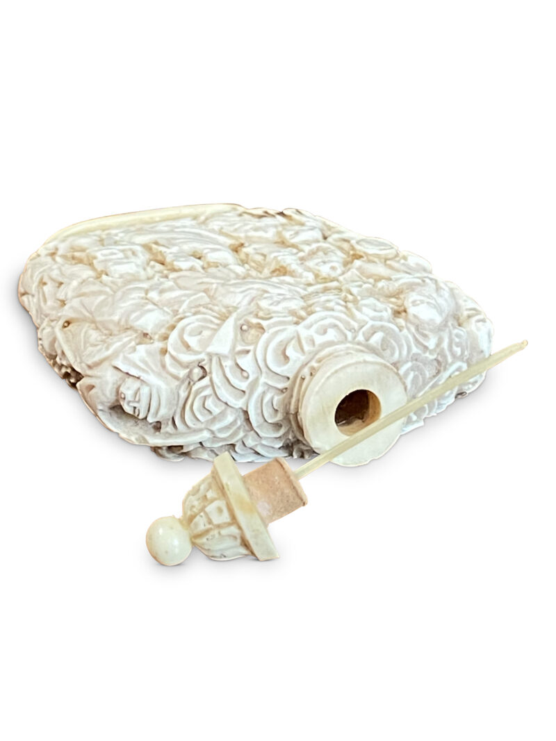 19th-Century Oriental Ivory Snuff Bottle, c.1900