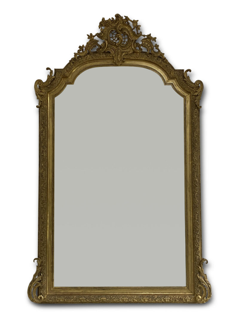 AAA232 19th century French Gilt mirror 2 scaled 1