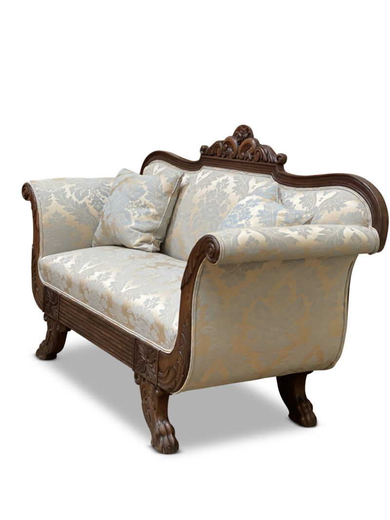 AAA240 William IV mahogany settee 1 scaled 1