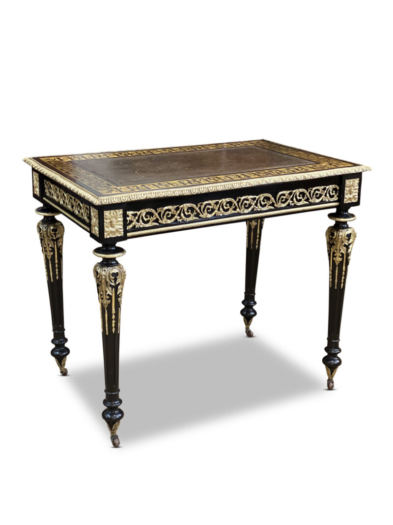AAA243 19th century French ormolu writing table c1870 1 scaled 1