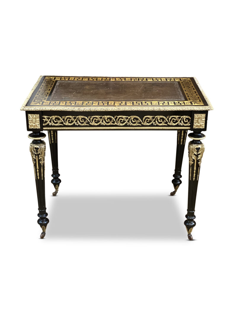 AAA243 19th century French ormolu writing table c1870 2 scaled 1