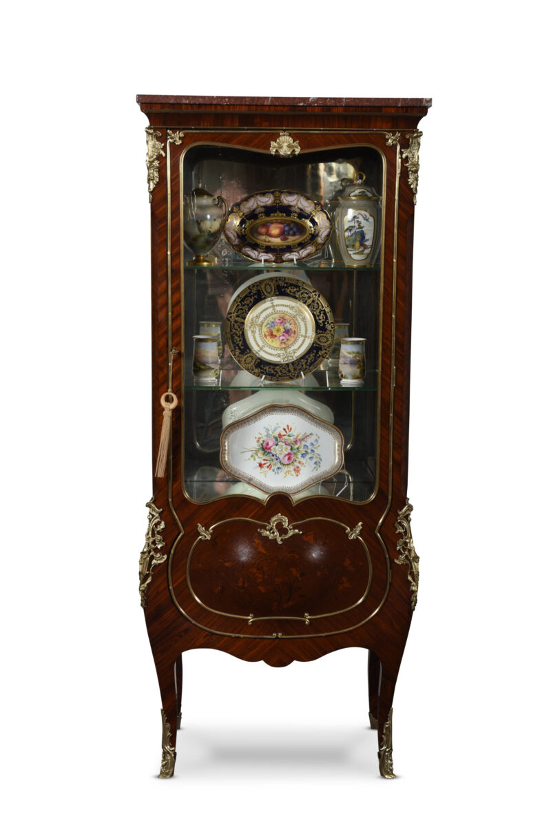 19th Century French Kingwood Vitrine, c.1870