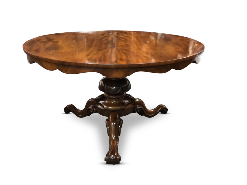 Victorian Mahogany Round Pedestal Centre Table, c.1860 - SOLD