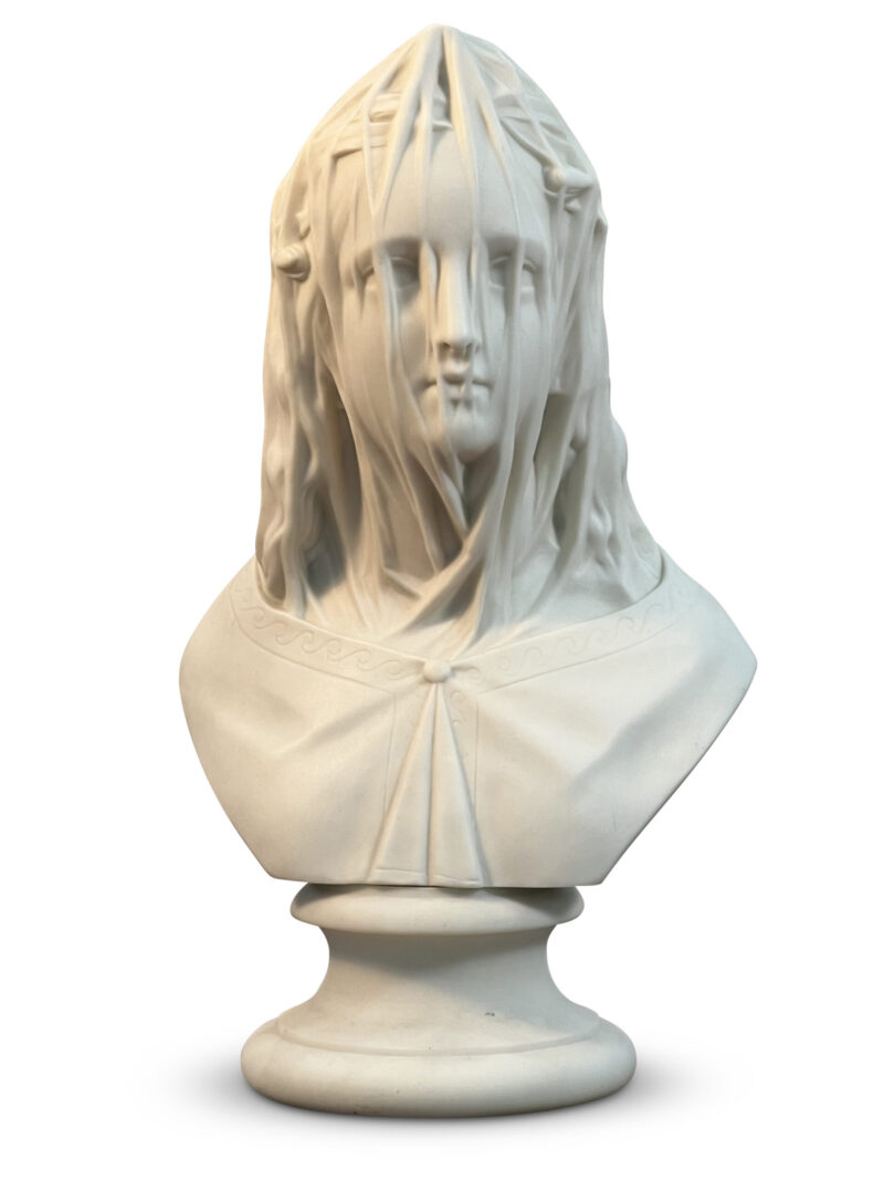 Very Rare Worcester Parian Bust 'The Bride'