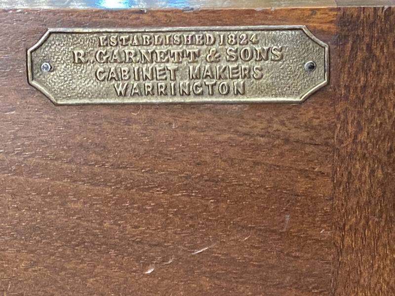 Late Victorian Walnut 4 Door Breakfront Bookcase, c.1890