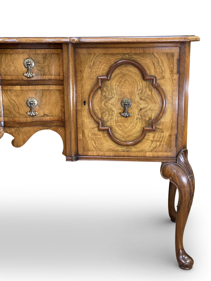 Early 20th Century English Walnut Sideboard, c.1910