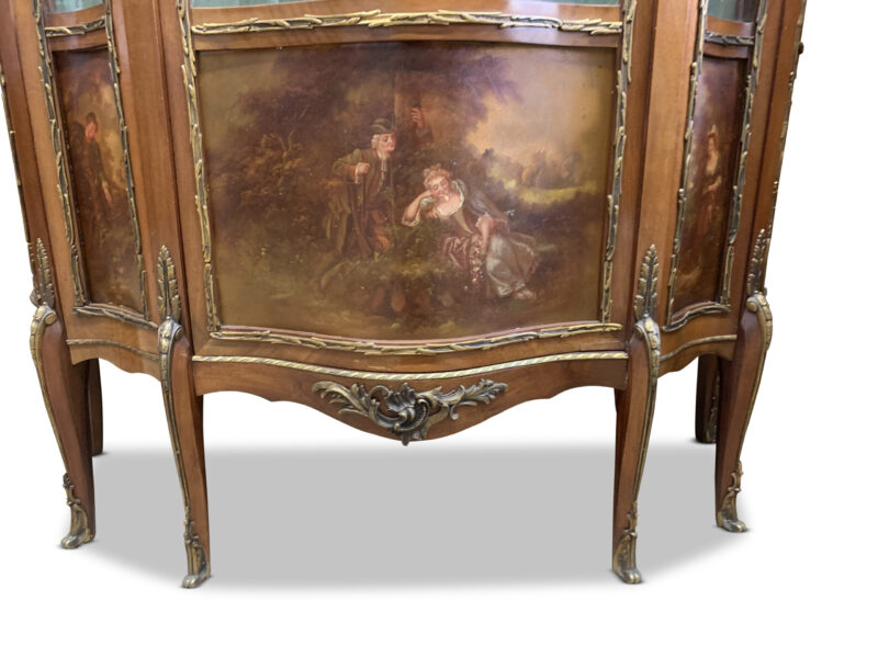 19th-Century French Single Door Vitrine, c. 1890