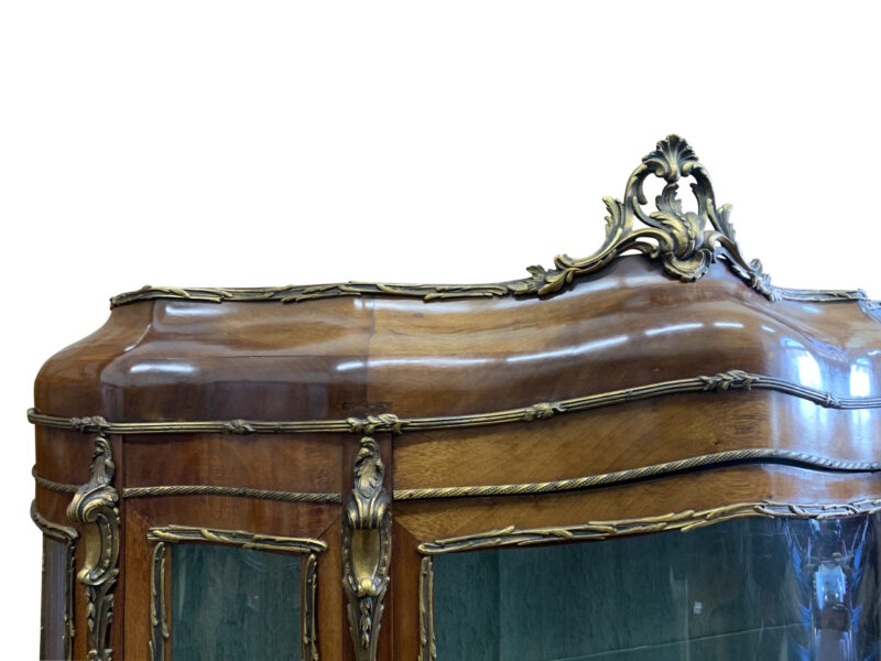 19th-Century French Single Door Vitrine, c. 1890