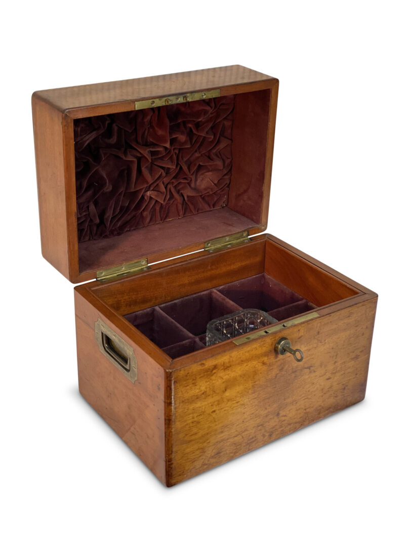 19th-Century English Mahogany Decanter Box, c.1860