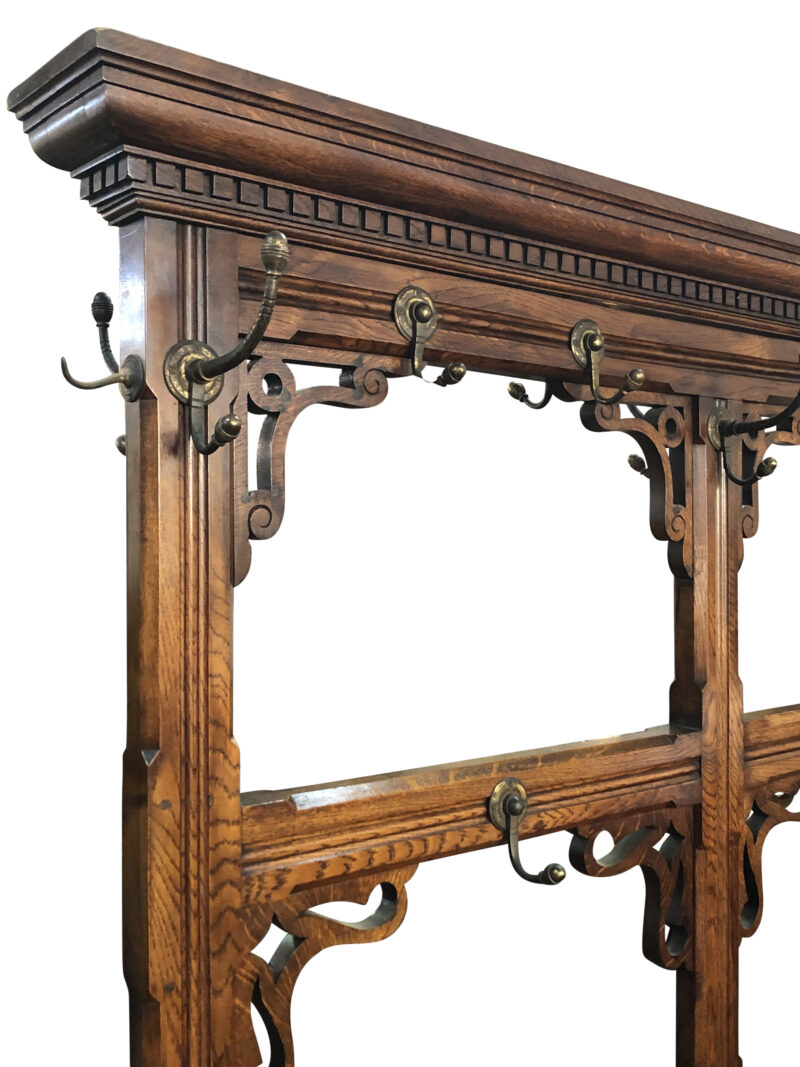 Rare 19th-Century English Oak Hall Stand. c.1870