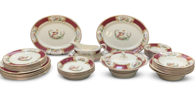 Myott Chelsea Bird Pattern 39pce Tea Set