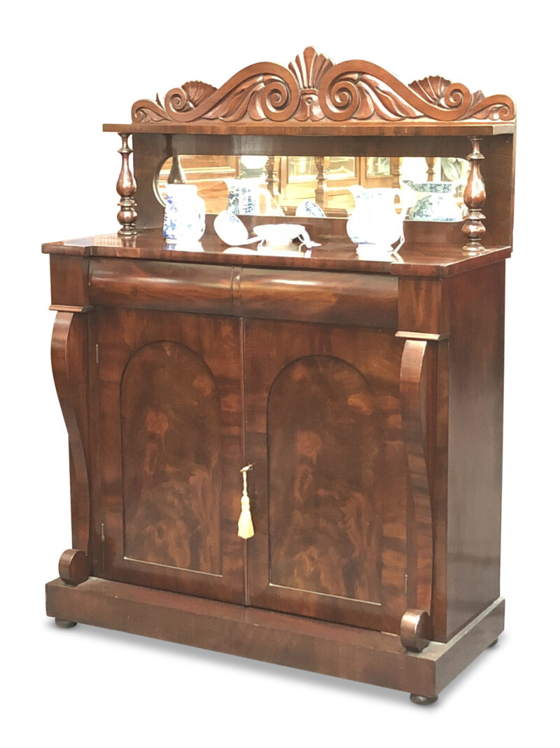 Pair of William IV Mahogany Chiffoniers scaled