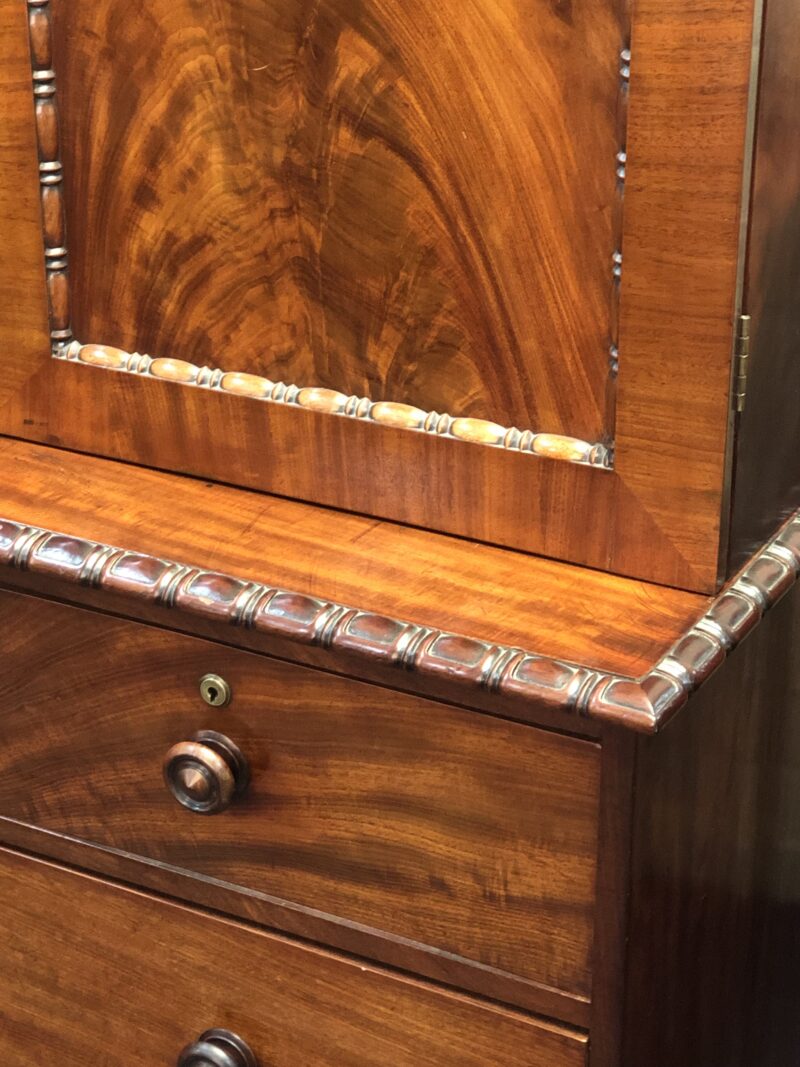 Regency Mahogany Four Drawer Press on Chest, c. 1830