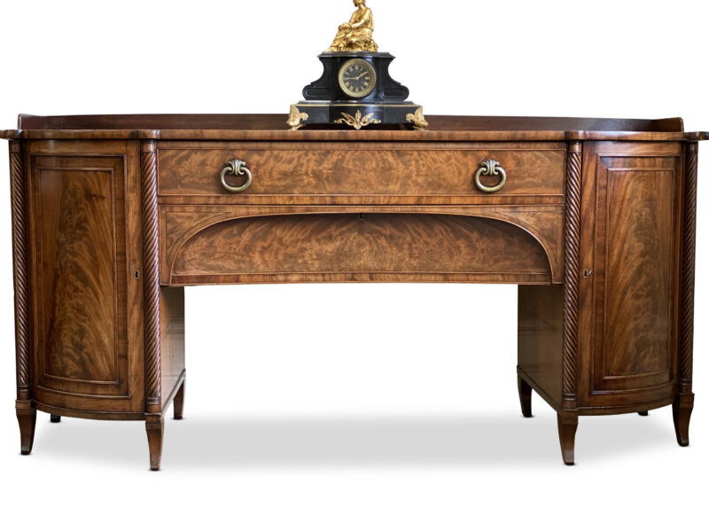 Regency Mahogany Pedestal Sideboard 1 1 scaled 1