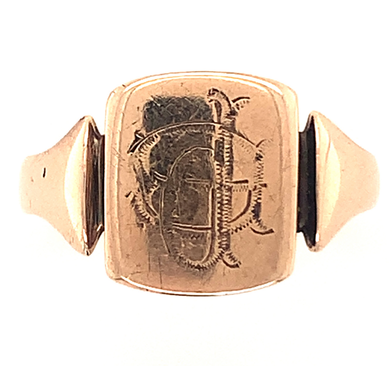 SIGNET RING ROSE GOLD