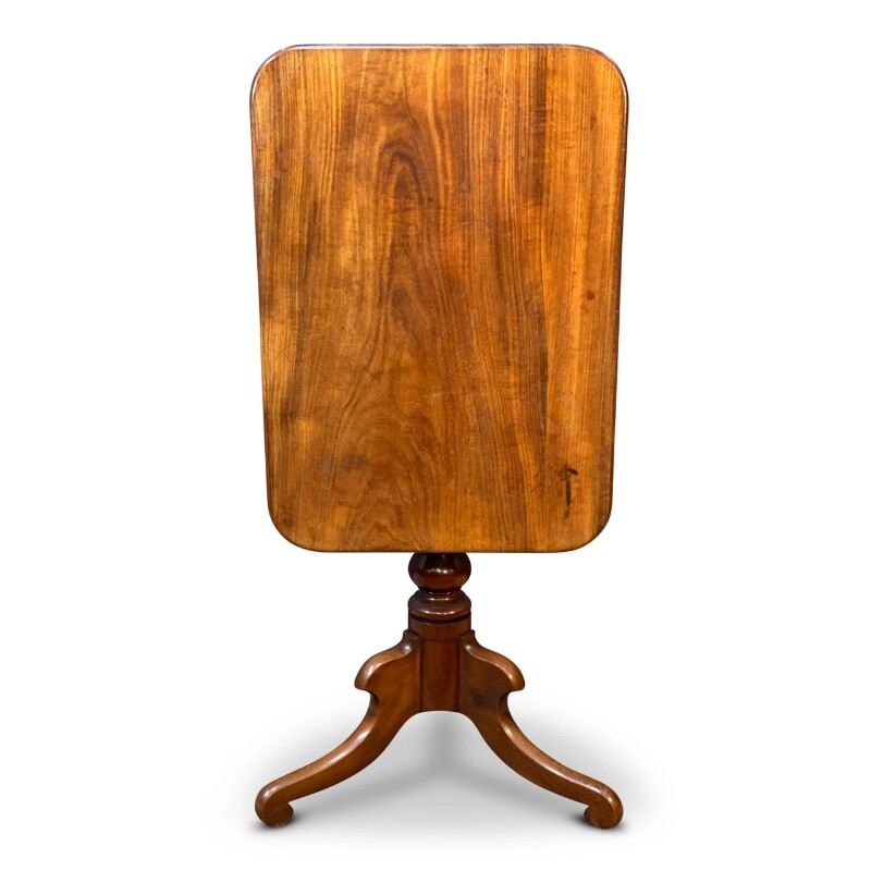 19th Century Cuban Mahogany Tilt Top Occasional Table, c.1850