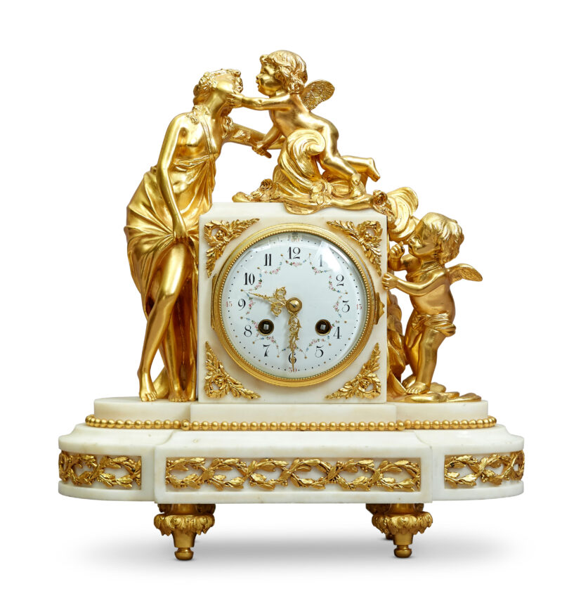 Valentine 62058 Bronze Mantle Clock scaled