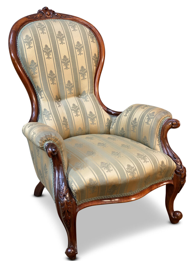 English Walnut 3 Piece Suite, c.1870