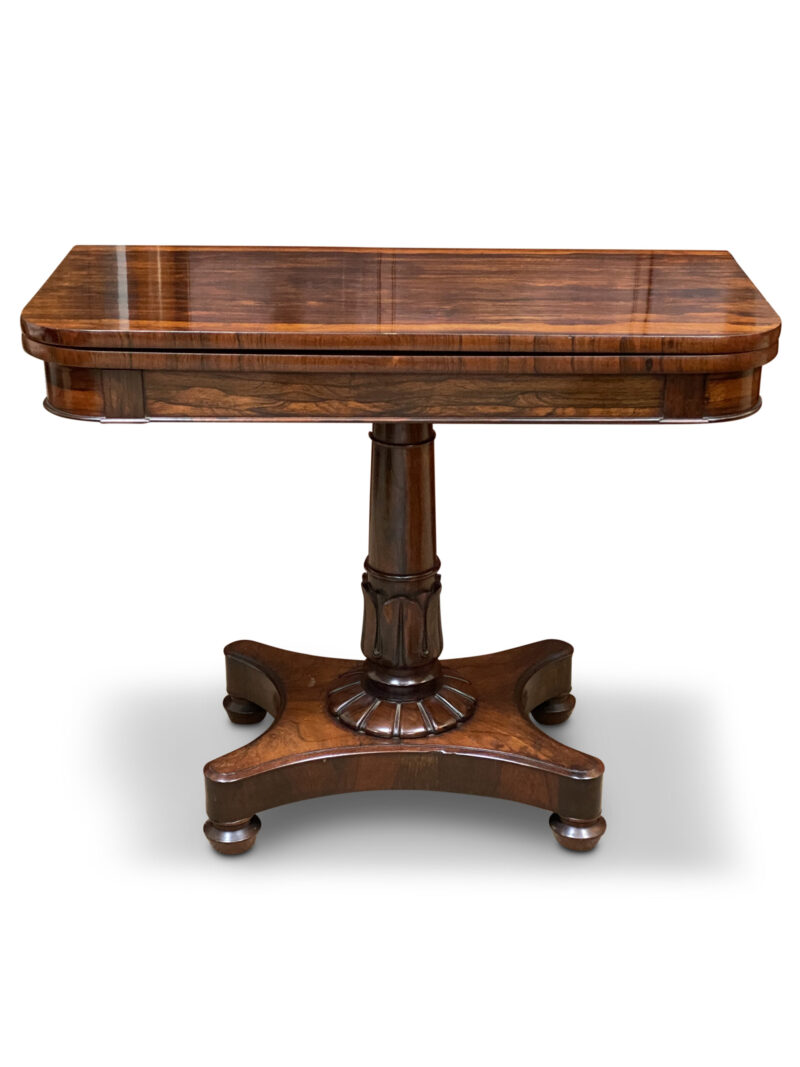 William IV Rosewood Card Table, c.1830