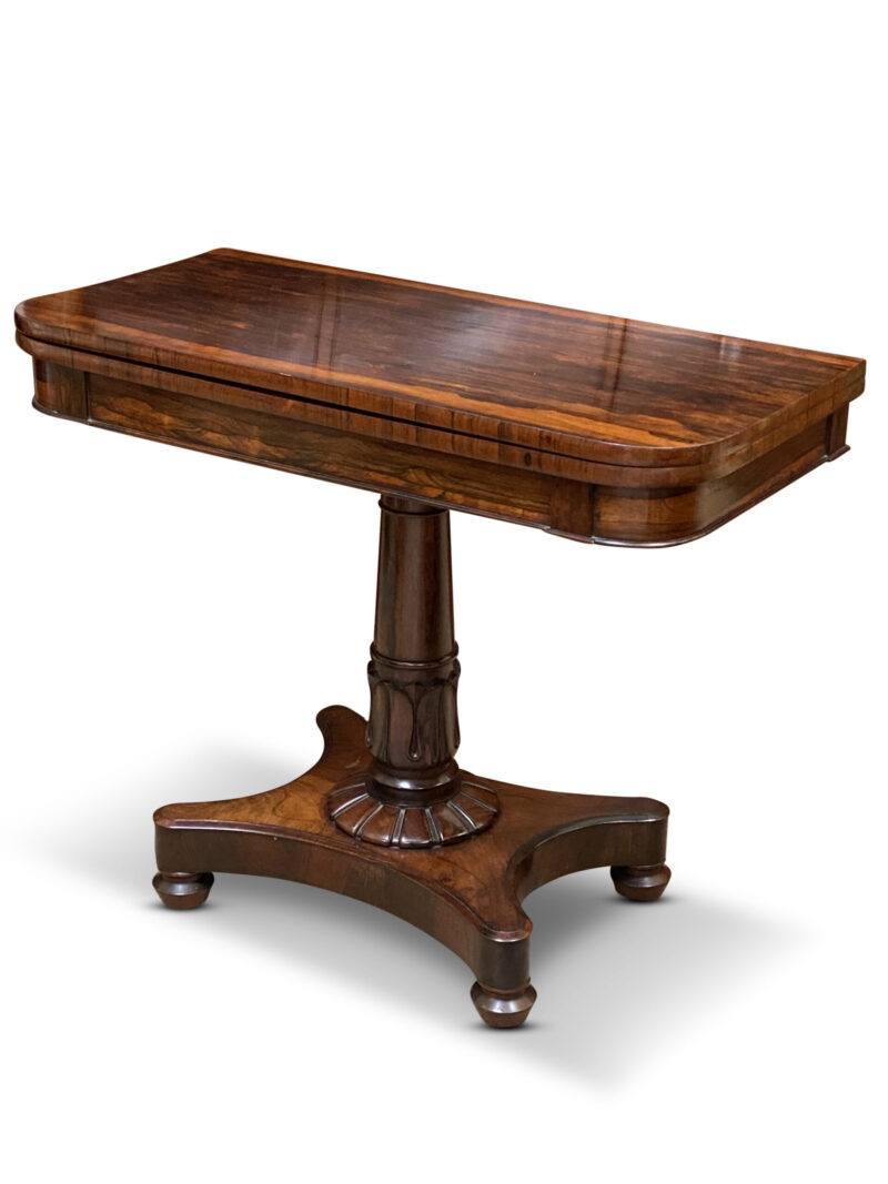William IV Rosewood Card Table, c.1830