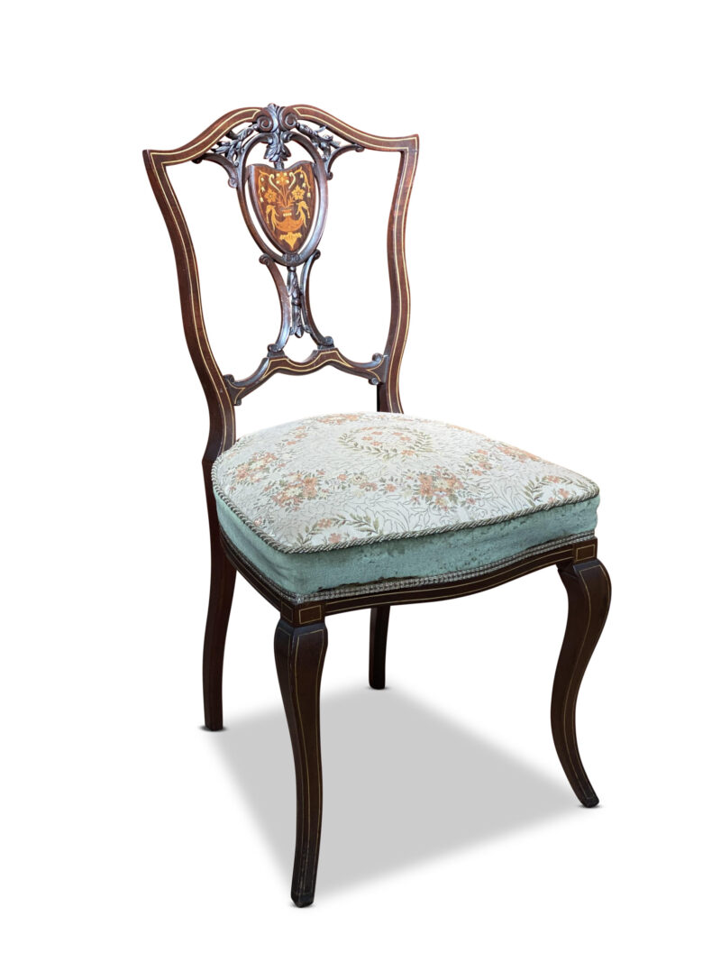 Set 6 19th-Century English Sheraton Style Chairs, c.1890