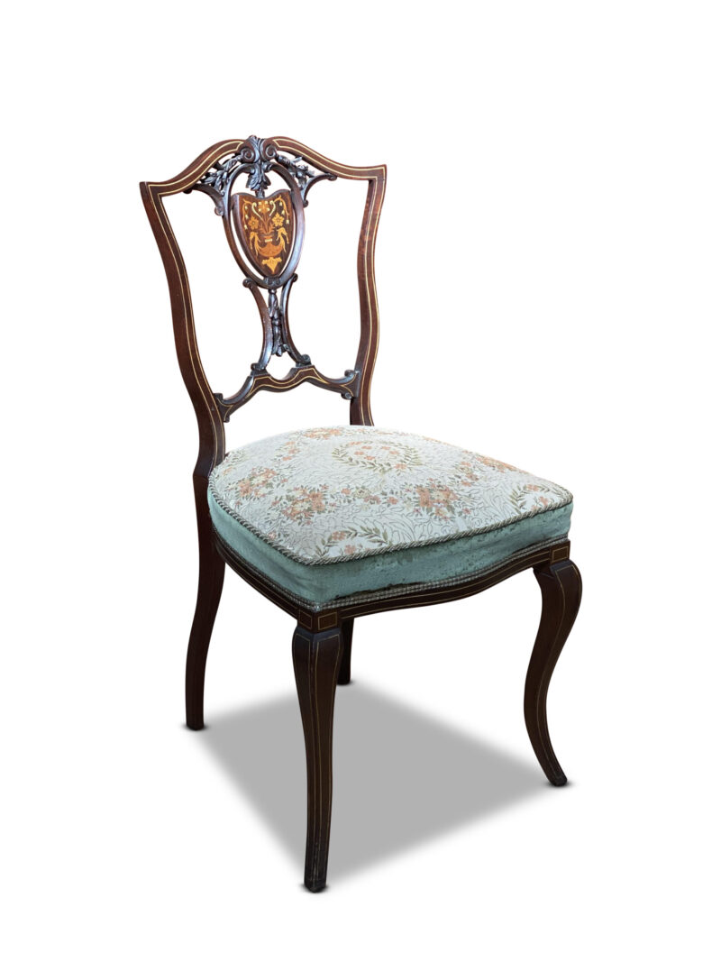 Set 6 19th-Century English Sheraton Style Chairs, c.1890