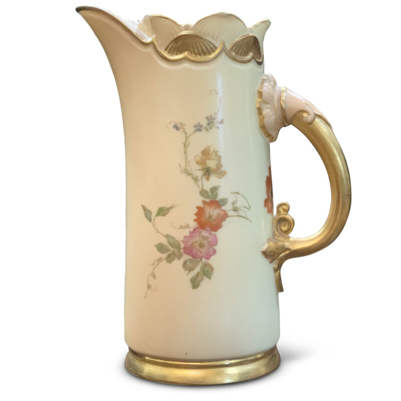 Royal Worcester Blush Ivory Ewer, c.1893