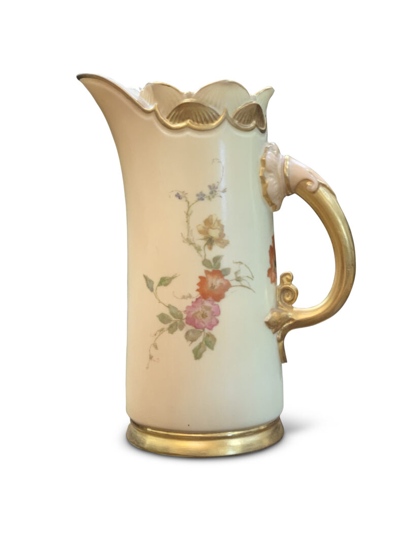 Royal Worcester Blush Ivory Ewer, c.1893