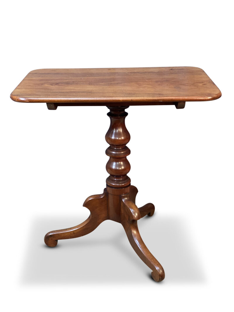 19th Century Cuban Mahogany Tilt Top Occasional Table, c.1850
