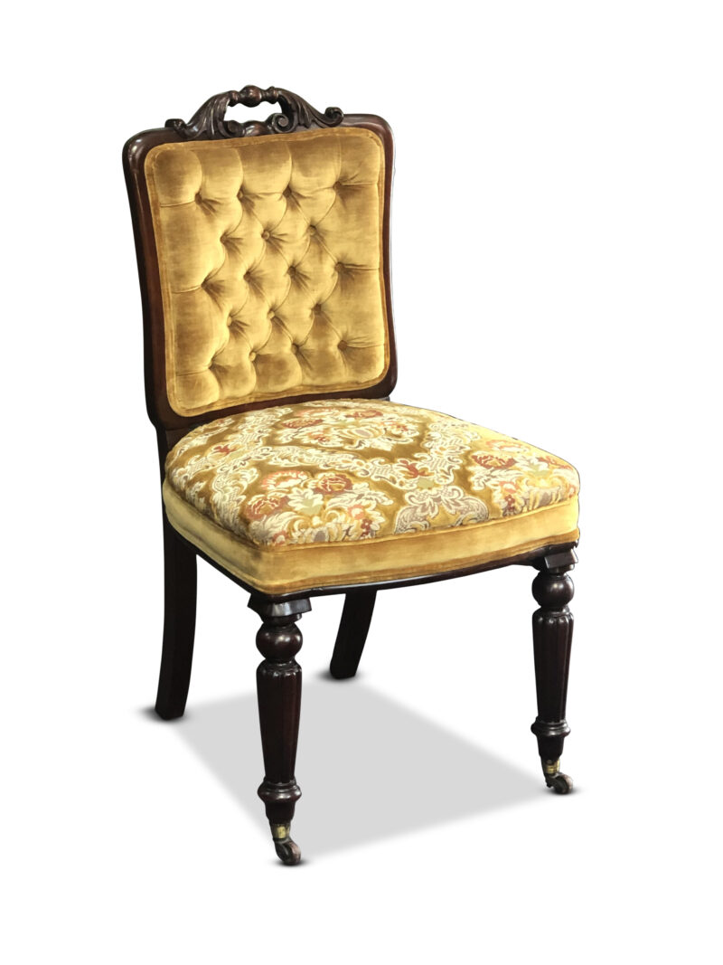 Set of 12 Victorian Mahogany Dining Chairs, c.1860