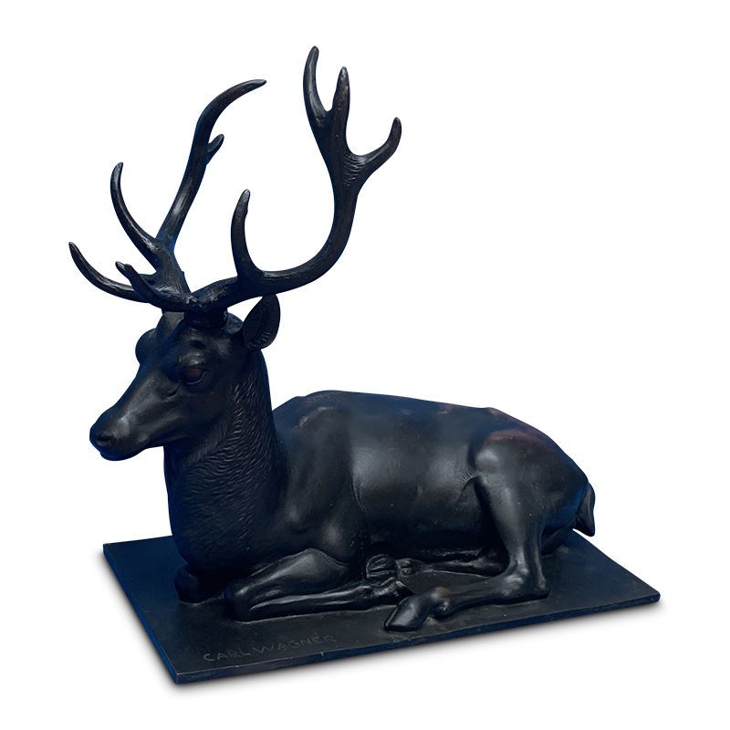 Bronze stag