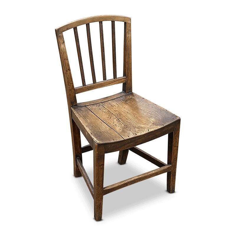 Georgian oak kitchen chair