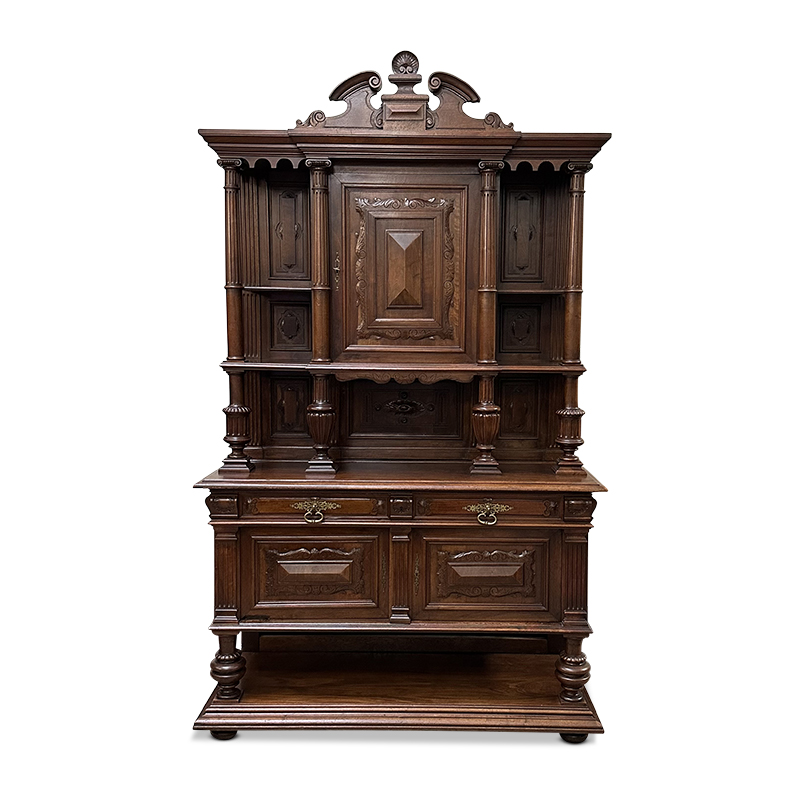 walnut court cabinet