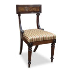 Regency Mahogany antique Spade Back Dining Chairs