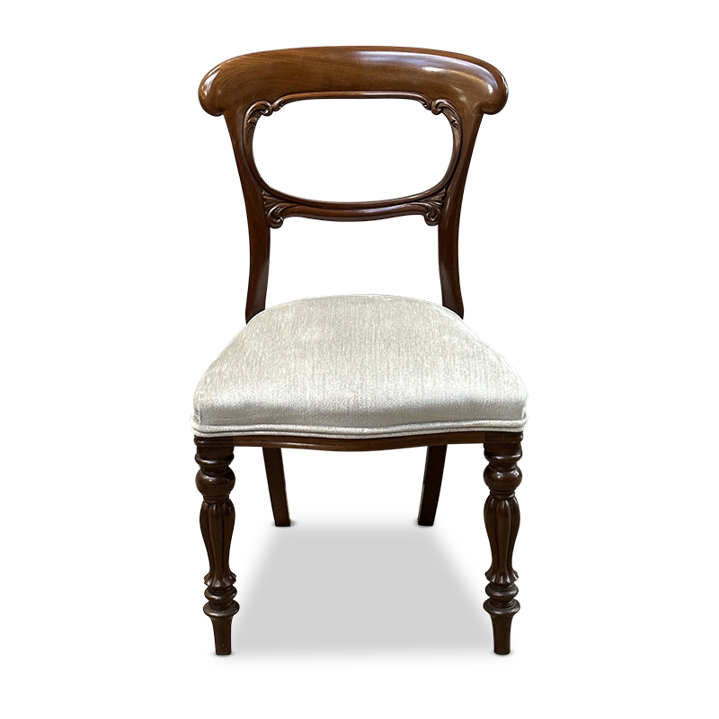 Victorian mahogany dining chairs set of 8