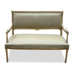 antique French saloon chair settee