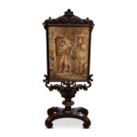 antique tapestry firescreen