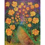 Yellow Rose Pergola Victor Rubin