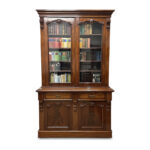 English Mahogany Bookcase c.1870